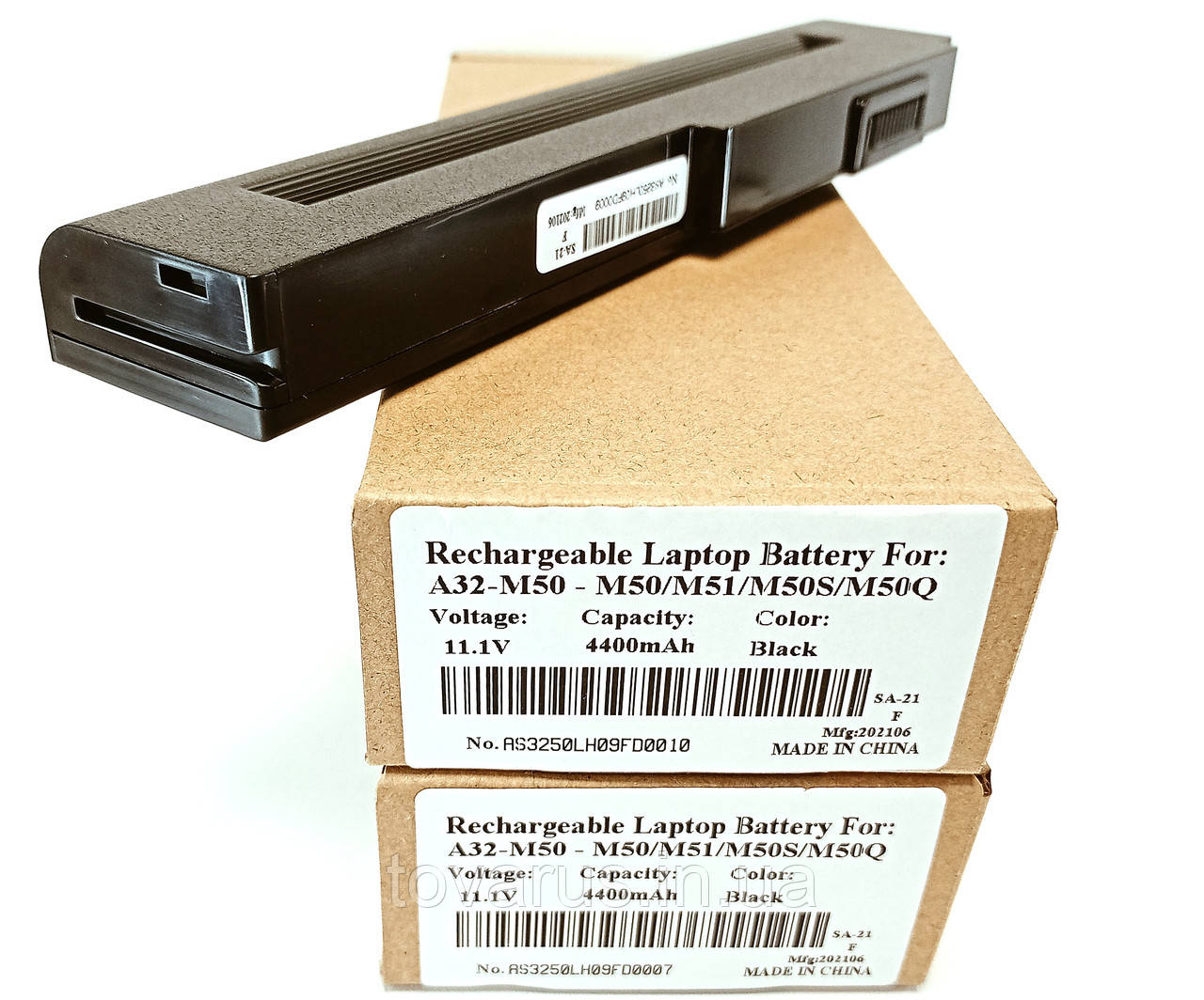 Батарея Asus G50, G60, L50, L50VC, L50vn, M50, M60, N43J, N43JF, N43, N53, N61. A31-B43, A32-M50
