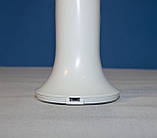 Алюминиевая настольная  LED лампа аккумуляторная. Код 7076, фото 6