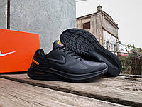 Мужские кроссовки Nike Zoom Guide 10 Black Orange черные водонепроницаемые