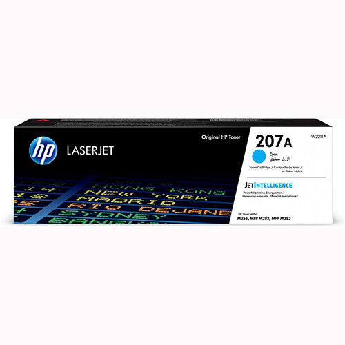 Картридж HP 207A cyan W2211A для LaserJet M282nw M255dw/M255nw M283fdn/M283fdw
