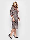 Жіноче плаття Мірра клітина бордо, фото 2
