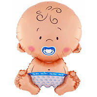 Фольгована повітряна куля Новонароджений, 75 см (ВЗ)