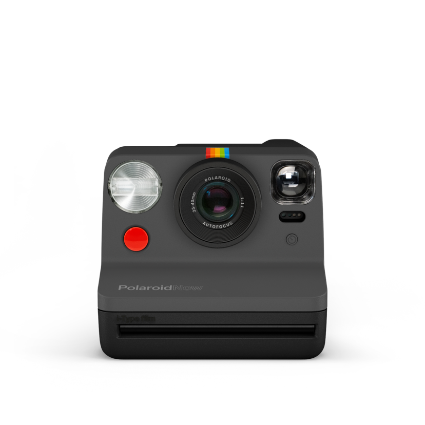 Фотоаппарат моментальной печати Polaroid Now i Type серый с черным ...
