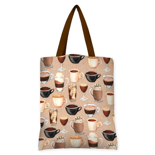 Сумка жіноча тканинна Original То може на каву? 40x45 см 40x45 см (SV_COF008_BR), фото 1