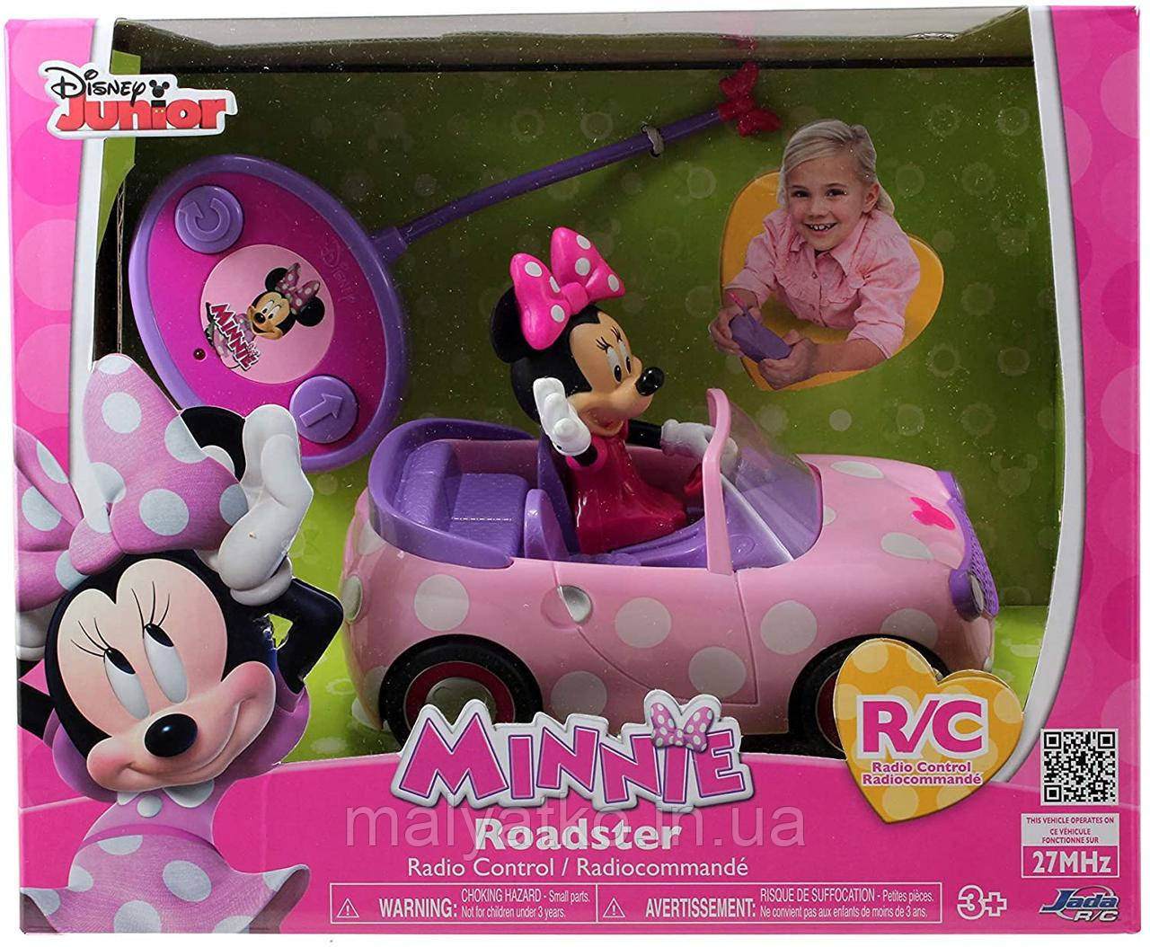 Міккі Мінні Маус Машина з радіоуправлінням Minnie Mouse Clubhouse Roadster RC Car