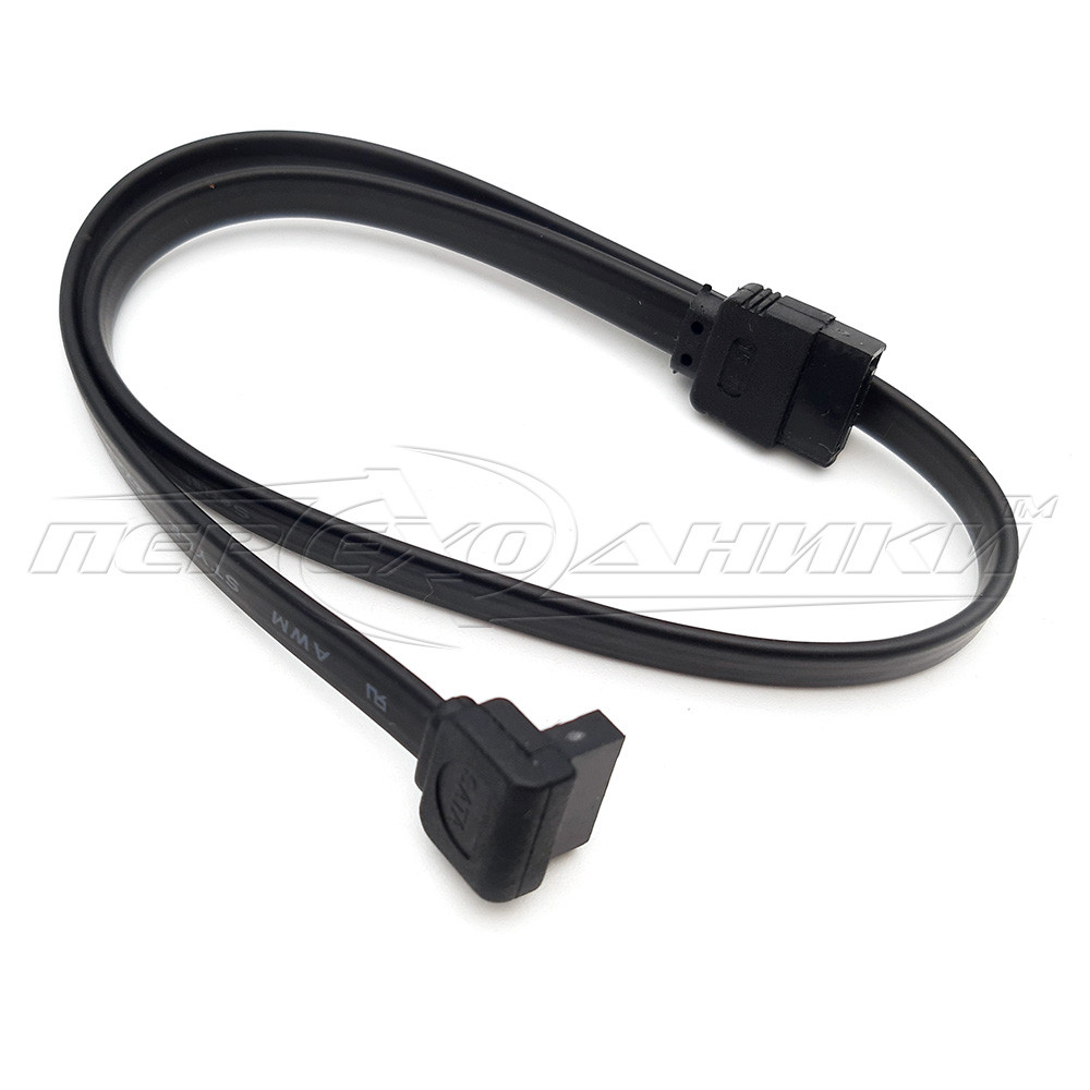 Кабель SATA-DATA для HDD, 0.4 м, кут