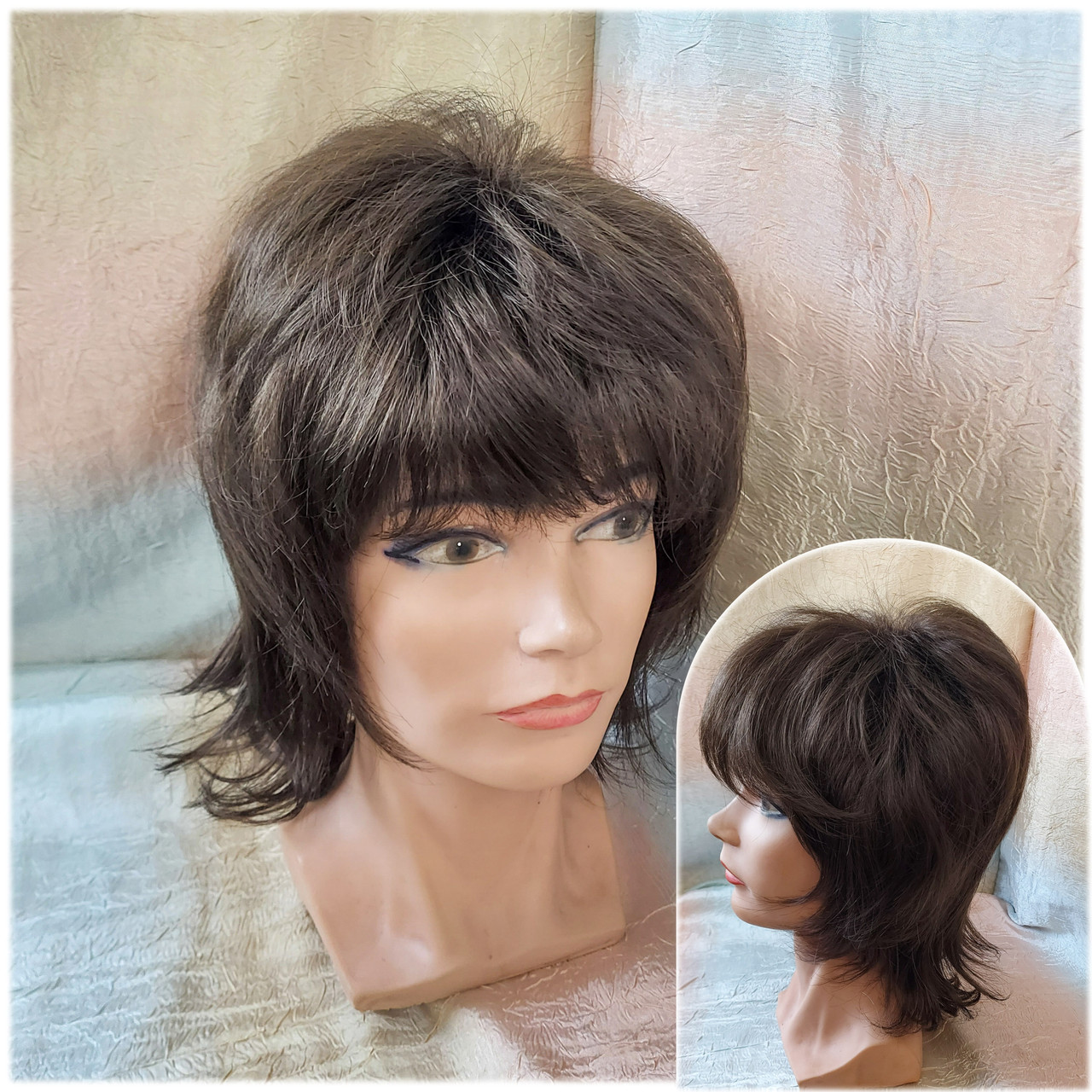 Перука каскад темно-русявий 3463-8, фото 1