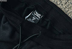 Чоловічі спортивні штани осінь/зима Staff basic black fleece чорний FOT0082, фото 2