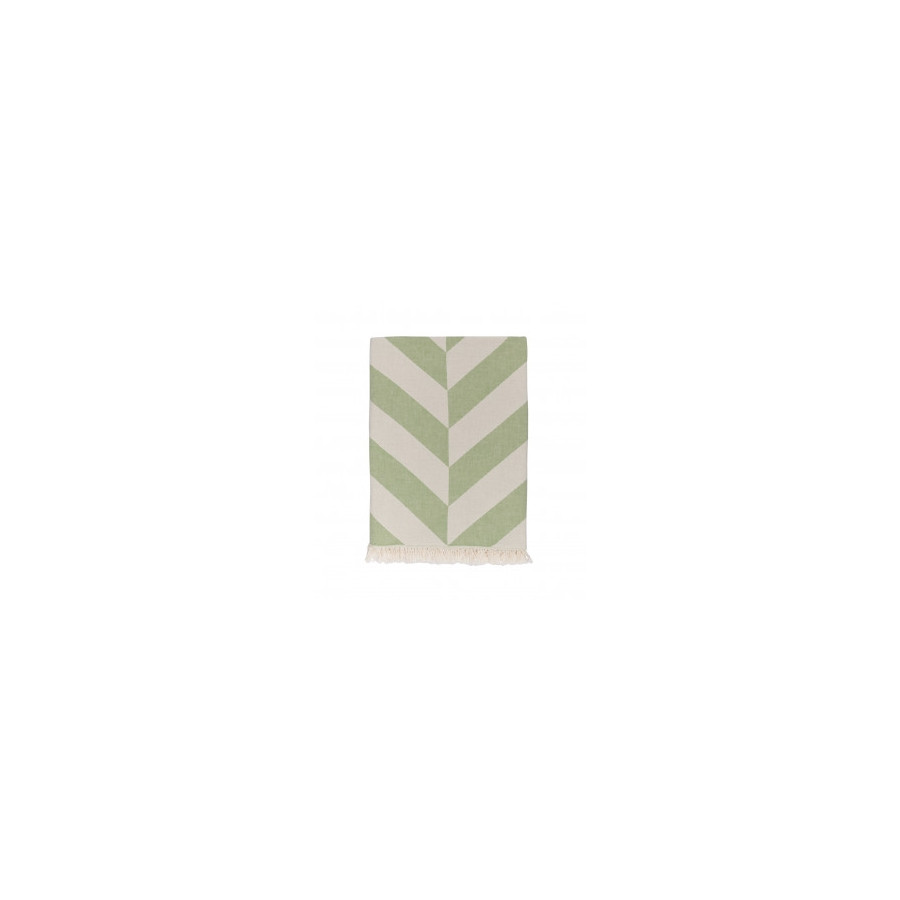 Плед микроплюш Barine - Fishbone Throw green eyes 125*170