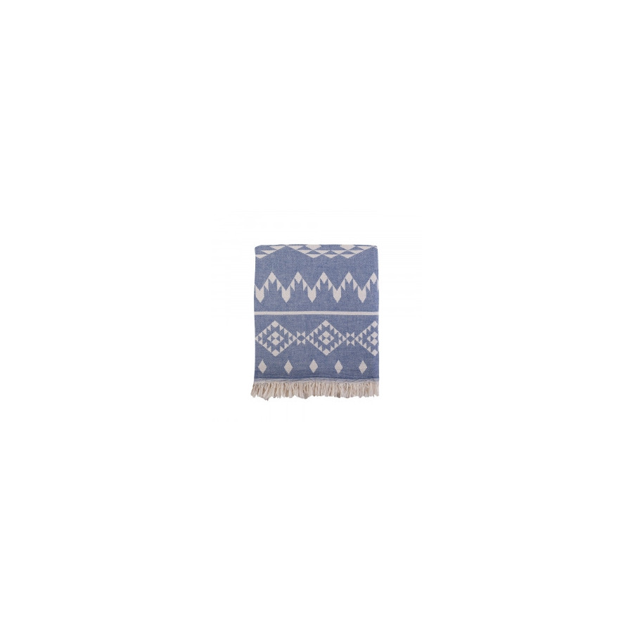 Плед микроплюш Barine - Kilim denim 130*170