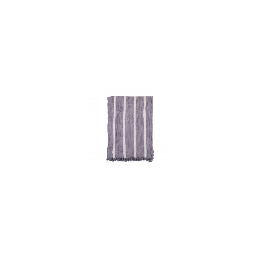 Плед-накидка Barine - Cocoon Stripe indigo 130*170