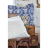Набір постільна білизна з покривалом Karaca Home - Elina beyaz білий євро, фото 3