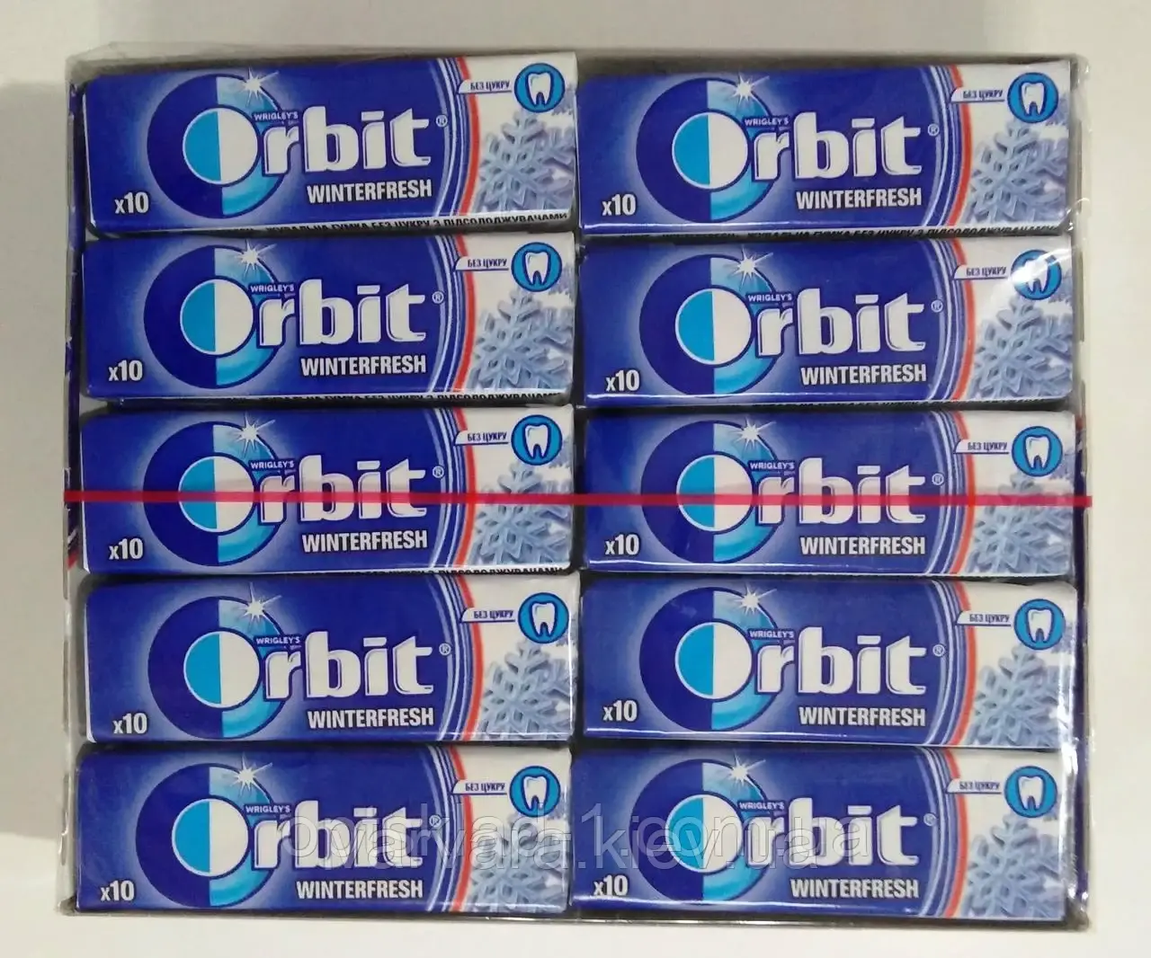 Жевательная резинка Орбит Винтерфреш Orbit Winterfresh, 20*30*14г (ID ...