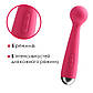 Вібромасажер з інтелектуальним режимом Svakom Mini Emma Red, 16,5х3,8 см., фото 2