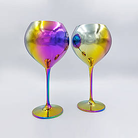 Келихи 2 шт для вина Bohemia Carduelis (Cecilia) 640 мл райдуга