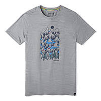 Футболка Smartwool Men's Merino Sport 150 Mountain Ventures Tee (Light Gray Heather, S)