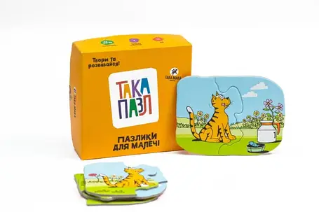 Пазлики для детей “Така Пазл Котик”, фото 1