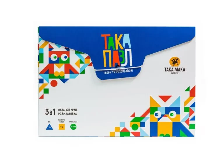 Така Пазл 3 в 1 “Песик”