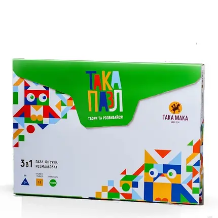 Така Пазл 3 в 1 “Курочка”, фото 1