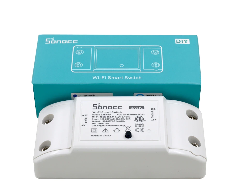 Sonoff basic R2 WIFI реле з таймером, wi-fi вимикач, реле розумний будинок