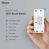 Sonoff basic R2 WIFI реле з таймером, wi-fi вимикач, реле розумний будинок, фото 5