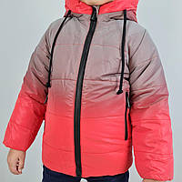 Зимняя куртка светоотражающая детская тм Одягайко