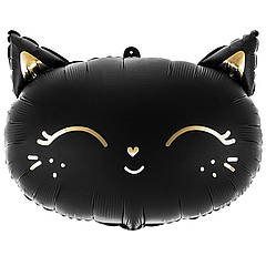 Кошечка черная 48*36 см