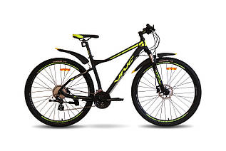 Велосипед VNC - FastRider A5 (2021) 29"-51 см black/lime