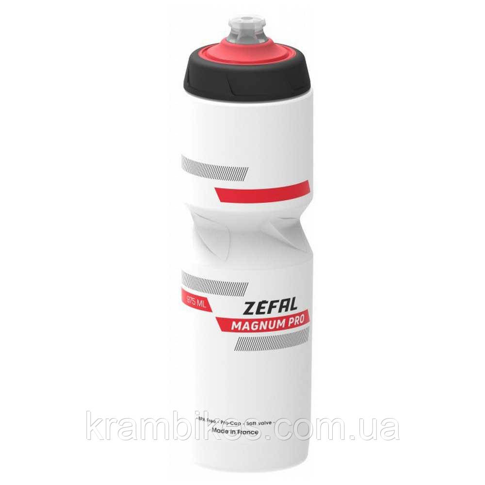 Фляга Zefal Magnum Pro 975мл. біло-чорно-червона