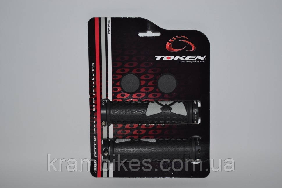 Гріпси на кермо Token TK988XG чорний-сірий
