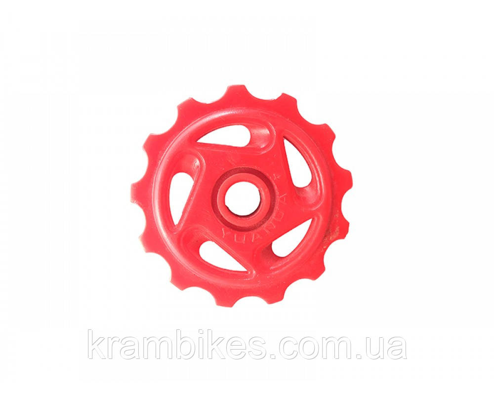 Ролик для заднього перемикача  Saiguan (13 зубів) червоний