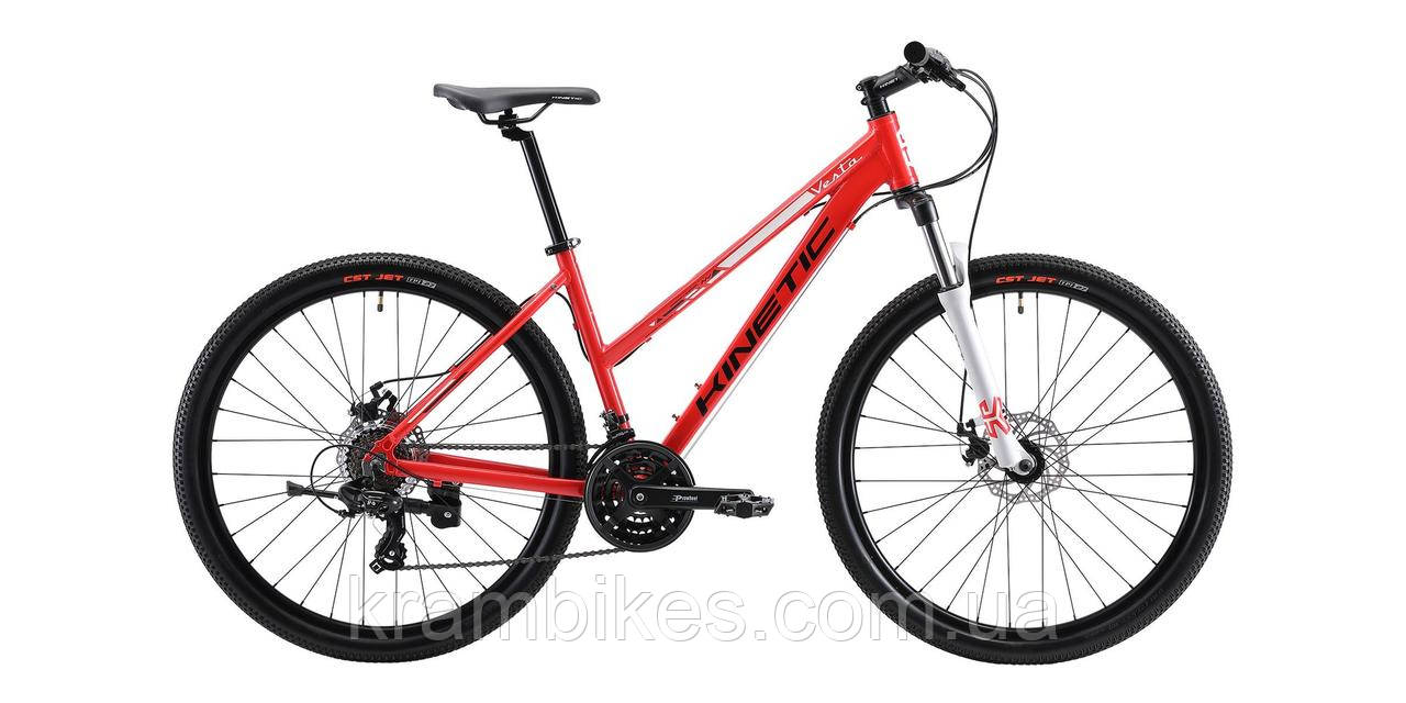 Велосипед гірський жіночий Kinetic  Vesta (2022) 27.5" рама 15" Червоний