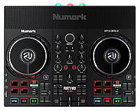 DJ контроллер со встроенным световым шоу и динамиками Numark PARTY MIX LIVE