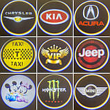 Лого двері на батарейках Audi. Безпровідний лого дверей—Ауді. Lazer door logo., фото 7