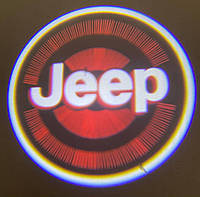 Лого двери на батарейках JEEP. Безпроводное лого дверей Джип. Lazer door logo.