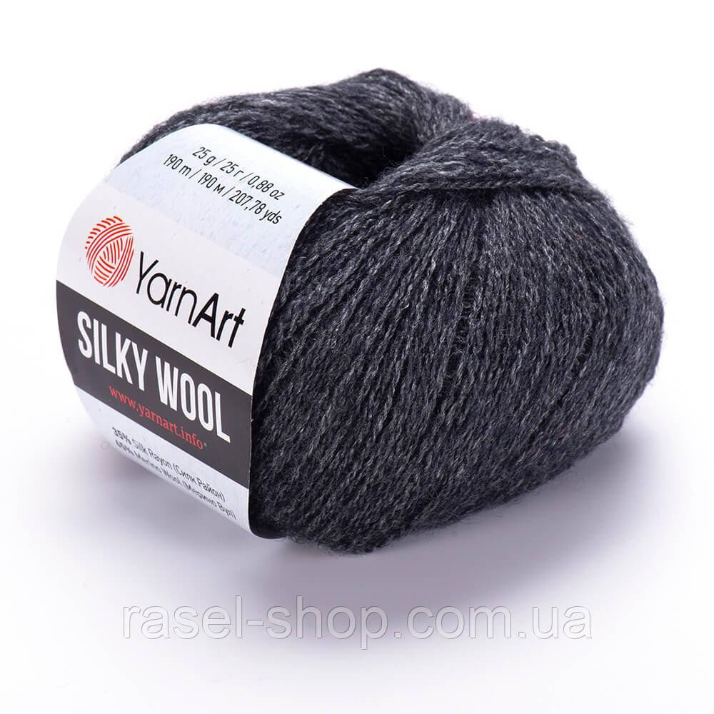 Yarnart Silky Wool графит №335, фото 1