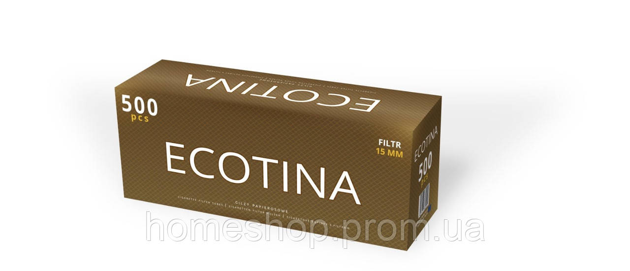 ОПТ Цигаркові Гільзи Ecotina 500 гільз