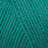 Gazzal WOOL 175 (Вул 175) № 320 зелена бірюза (Пряжа мериносова, нитки для в'язання), фото 2