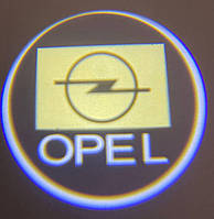 Лого двери на батарейках Opel. Безпроводное лого дверей Опель. Lazer door logo.