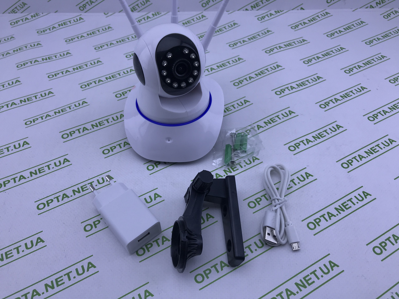 IP камера відеоспостереження WiFi 380 Pro автономна поворотна камера WIFI IP-E101, фото 1