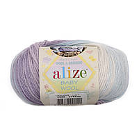 Пряжа Alize Baby Wool Batik (Бебі вул батік) - 3566