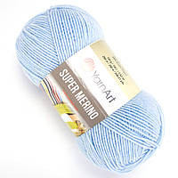 Yarnart Super Merino светло-голубой №215