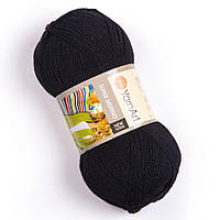 Yarnart Super Merino черный №217