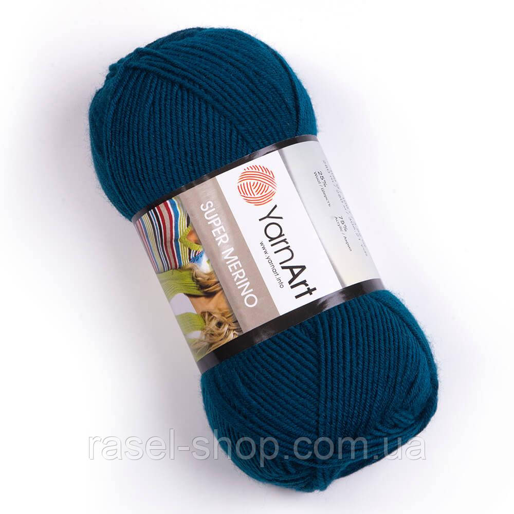 Yarnart Super Merino петроль №533