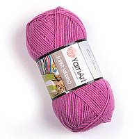 Yarnart Super Merino розово-сиреневый №1249