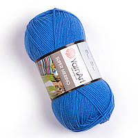 Yarnart Super Merino синий №1256