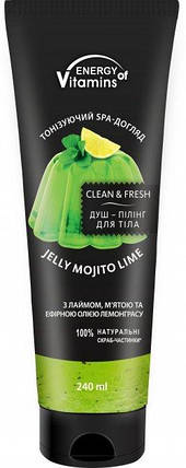 Душ-пілінг для тіла Energy Of Vitamins Jelly Mojito Lime 240 мл, фото 1