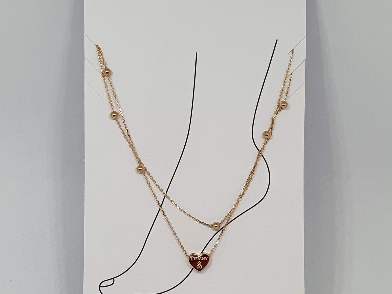 Золотий браслет на ногу. 910051