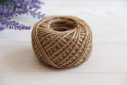 Бечевка (шпагат) 2 мм МОТОК, 50 метрів