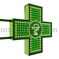 Аптечний хрест 600х600 світлодіодний двосторонній. Серія "Bowl of Hygieia"